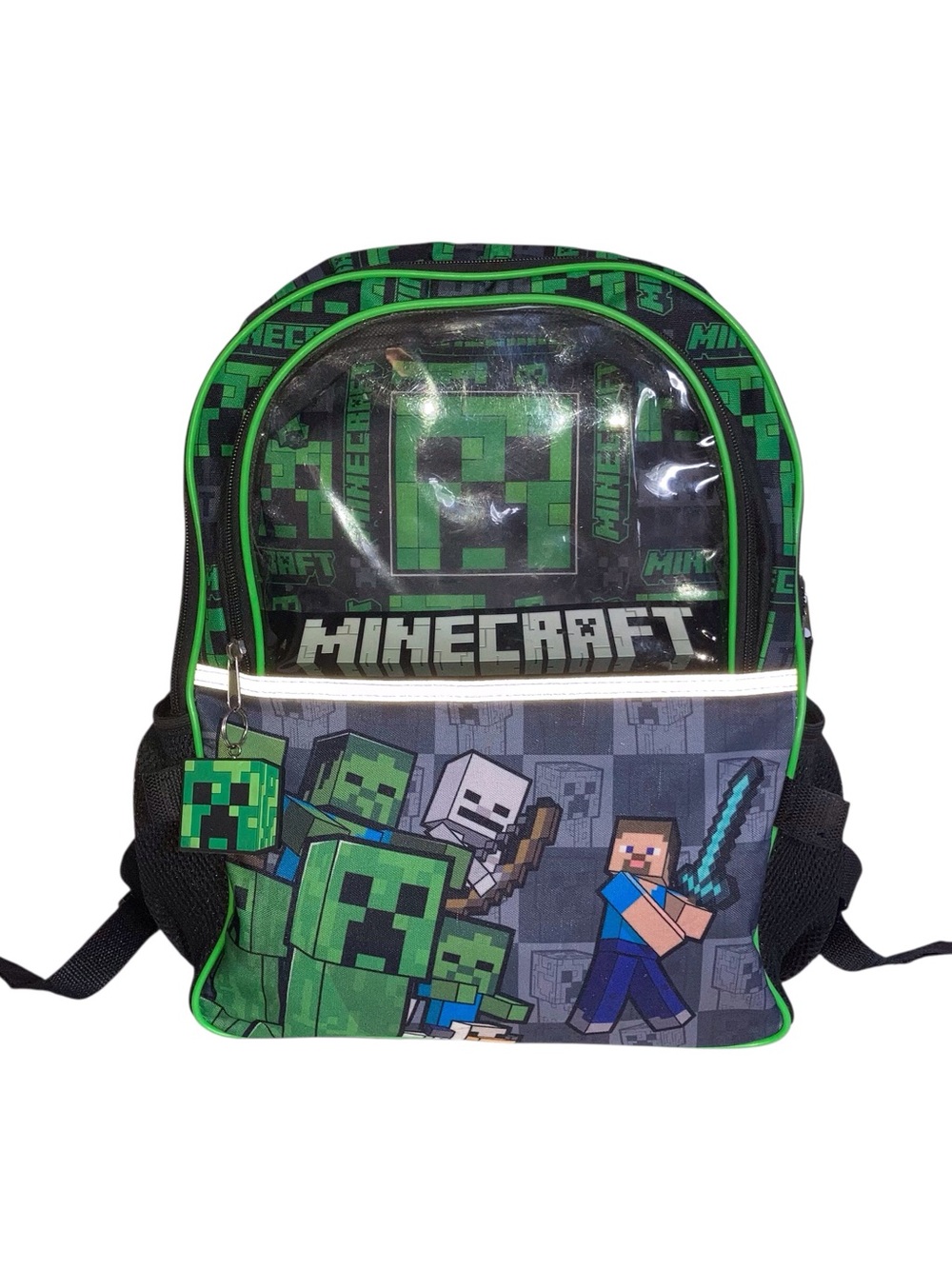 Minecraft Backpack in Green and Black
